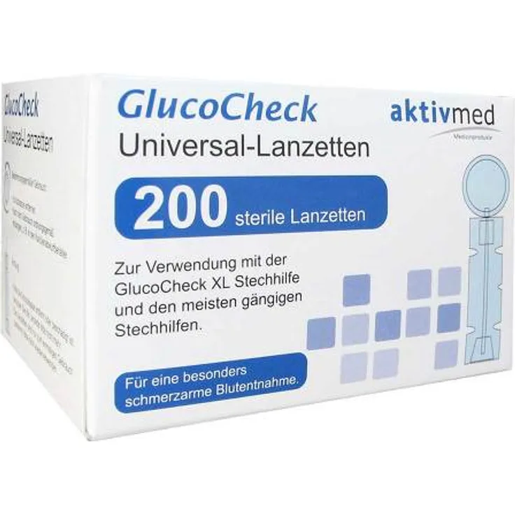 Aktivmed Gljuco Check Lanzetten Universal 200 St.