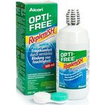 Alcon Opti-Free RepleniSH 300 ml All-in-One-Lösung geeignet für weiche Kontaktlinsen, inkl. ein Aufbewahrungsbehälter