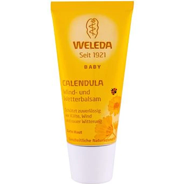 Weleda Baby Wind- und Wetterbalsam Ringelblumen Schutzbalsam 30 ml Tagespflege für Damen und Herren – Bild 1