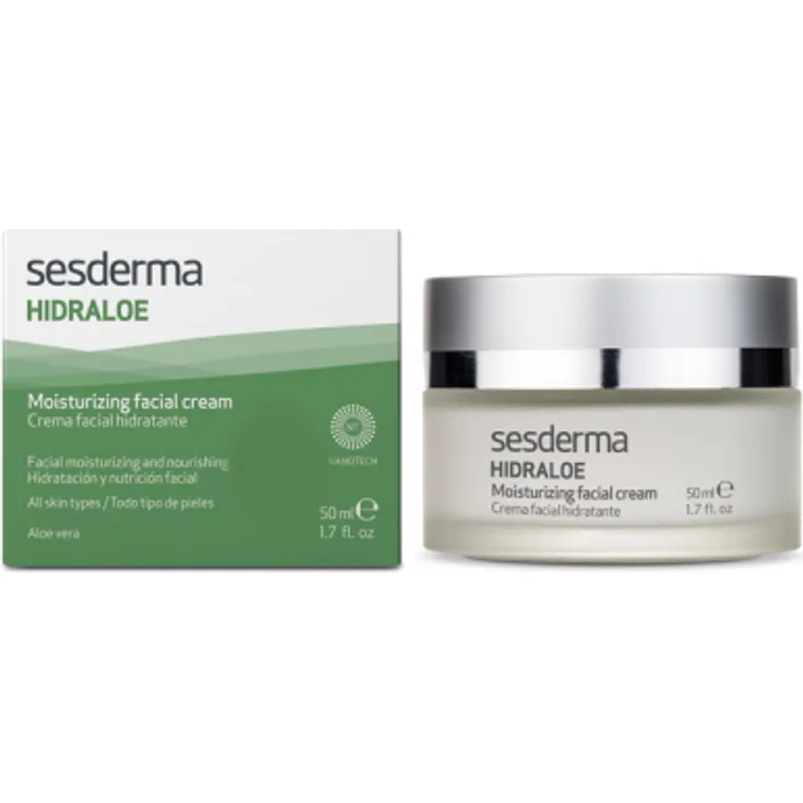 Sesderma Hidraloe Crema Facial Hidratante 50 ml Tagespflege für Damen und Herren