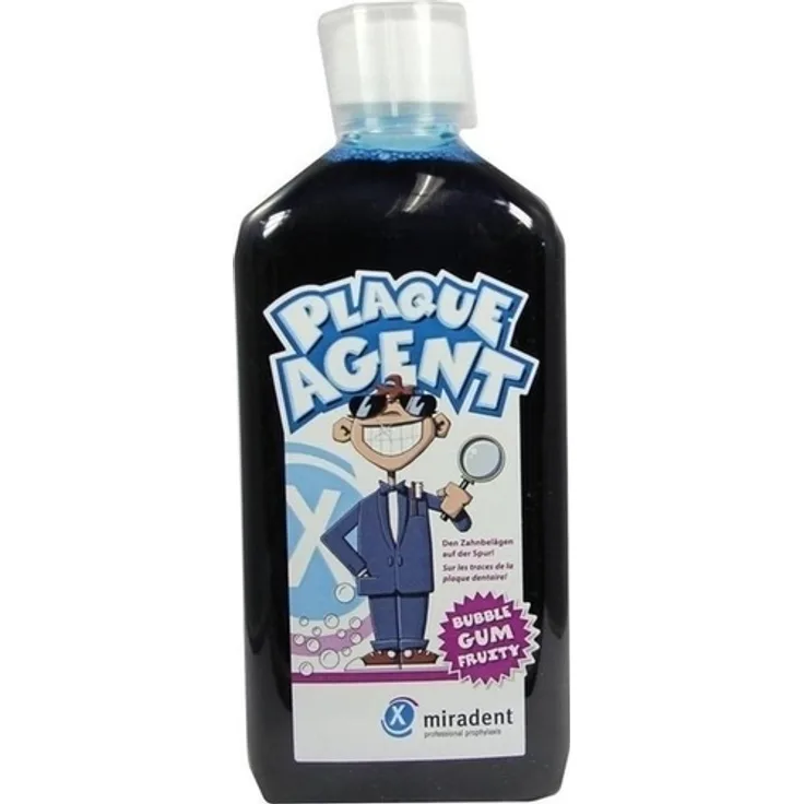 Miradent Plaquetest Lösung Agent 500 ml, für ein strahlend sauberes Lächeln