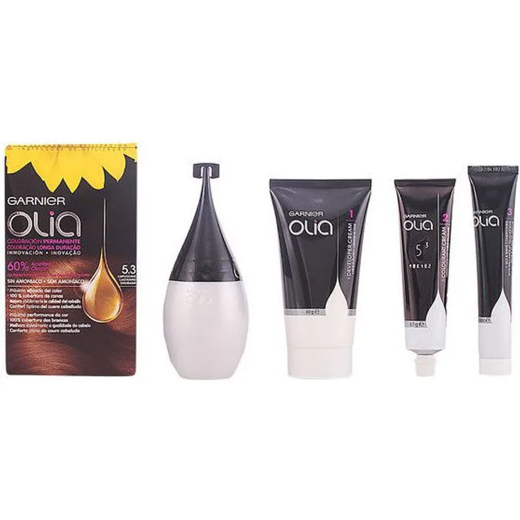 Garnier Unisex Friseur Set Olia Garnier 4 Stück 5,3 capuccino