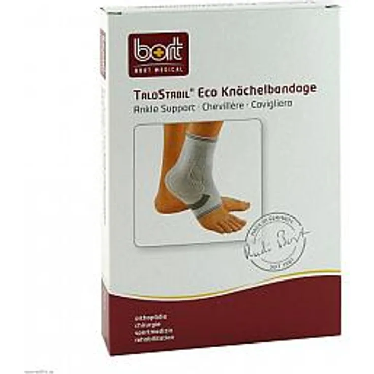 Bort TaloStabil Eco Knöchelstütze M silber 1 Stück
