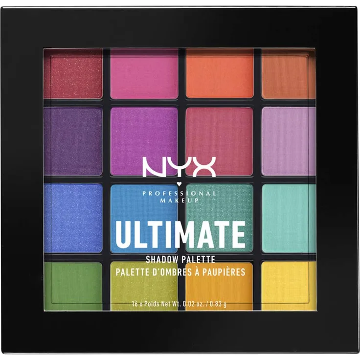 NYX Augen Make-up ULTIMATE shadow palette brights 16 x 0,83 g