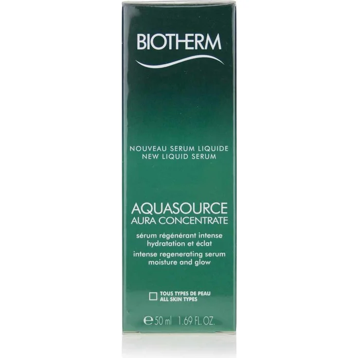 Biotherm Aquasource Aura Leaf Concentrate 50 ml, mit pflegender Wirkung  – Bild 2