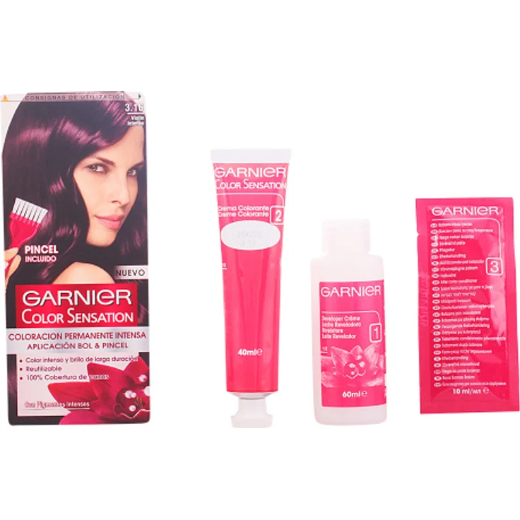 Garnier Dauerfärbung Color Sensation Garnier Farbe: 3.16 violÃ­n intenso