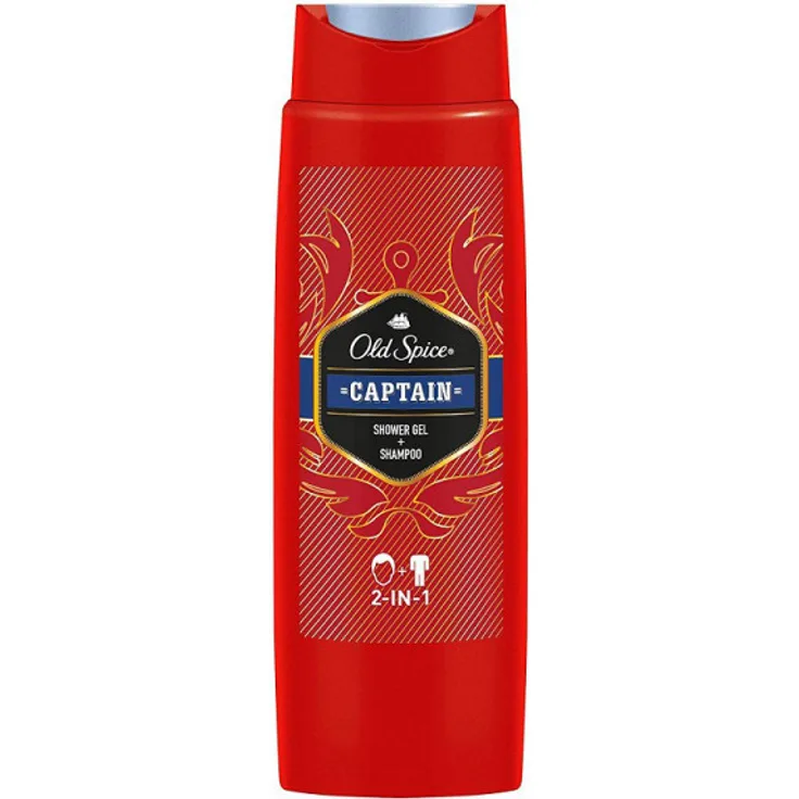 Old Spice Captain Duschgel und Shampoo Men 250 ml