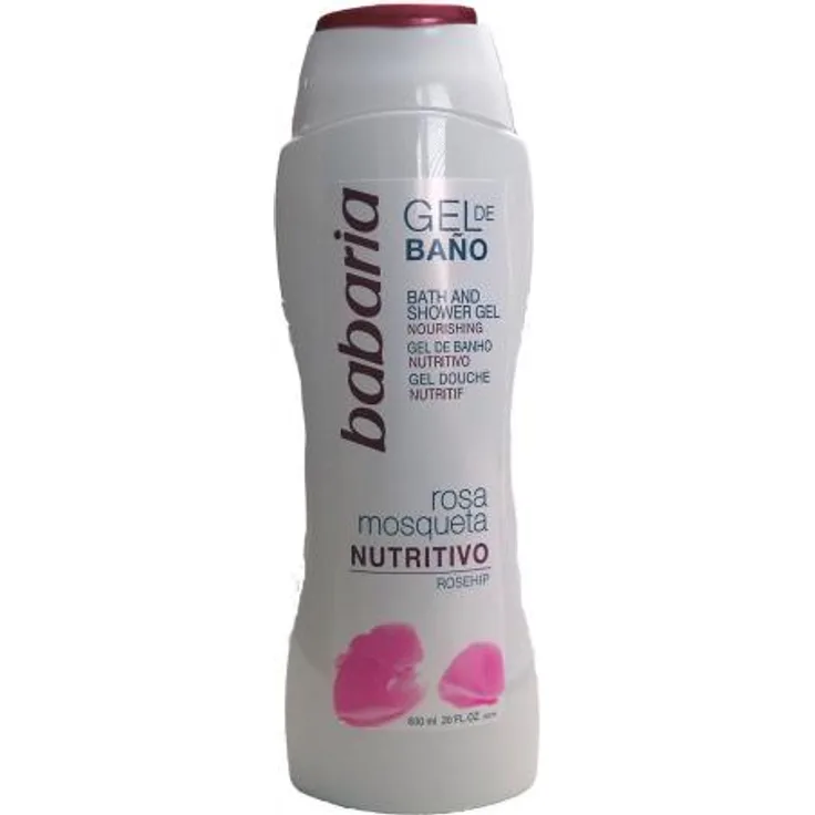 Babaria Rosa Mosqueta Nourishing Bath Gel 600 ml