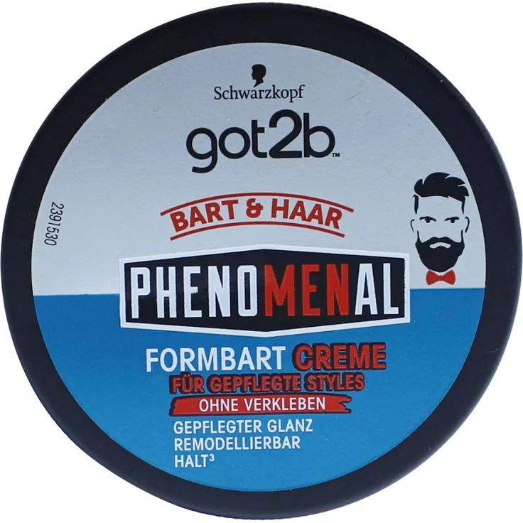 Schwarzkopf got2b Phenomenal Formbart Creme 100 ml Bartcreme, für Herren empfohlen