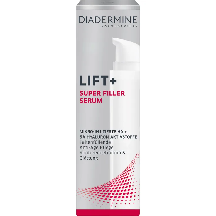 Diadermine Lift+ Serum Super Filler Serum Hochkonzentriertes Hyaluron 40 ml, mit pflegender Wirkung