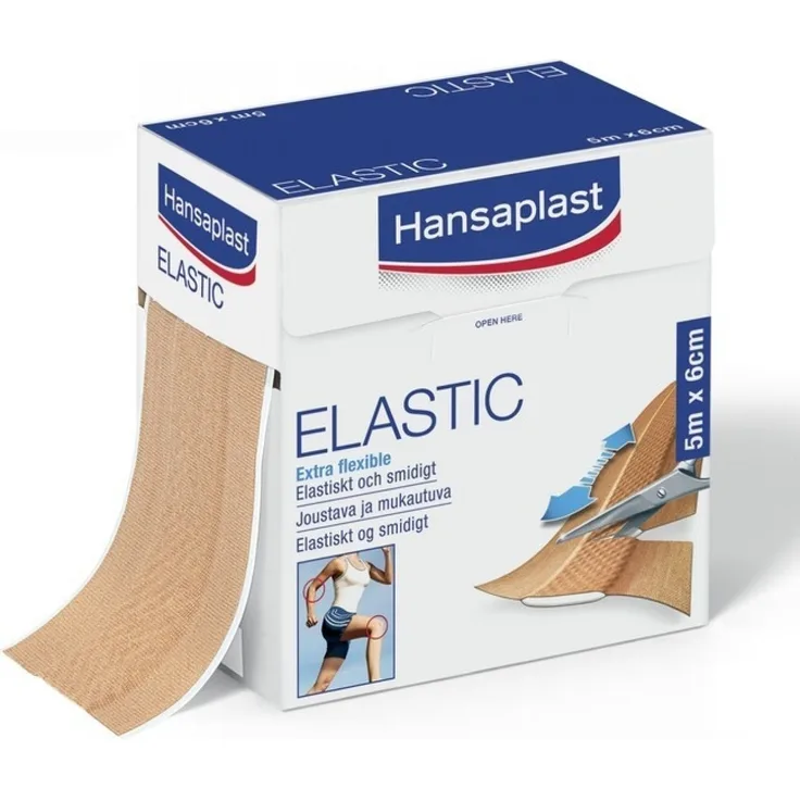 Beiersdorf Hansaplast elastisch Pflaster 6 cm x 5 m 1 Stück