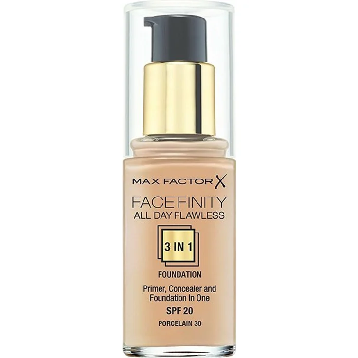 Max Factor Face Finity All Day Flawless 3In1 Grundierung 30 Porcelain 30 ml – Bild 1