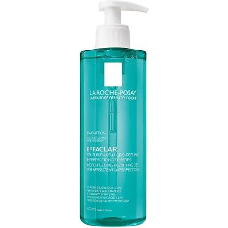 La Roche-Posay Effaclar Mikro-Peeling Reinigungsgel 400 ml, für Damen und Herren empfohlen