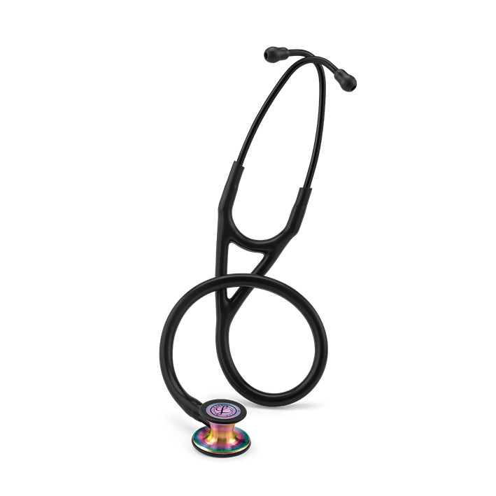 Littmann Cardiology IV Diagnostic Stethoskop schwarz, regenbogenfarbenes Bruststück 1 Stück - Preisvergleich