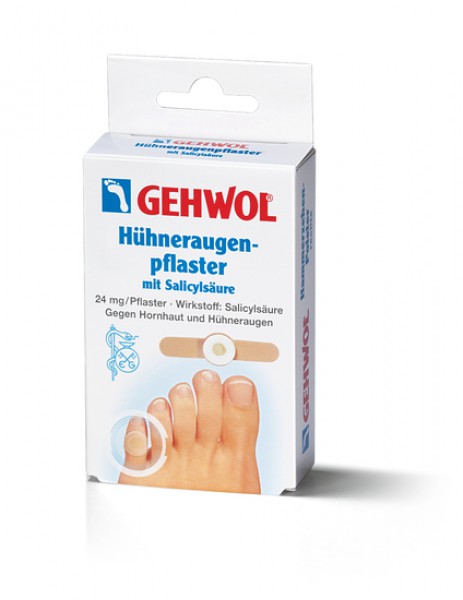 Gehwol Hühneraugenpflaster mit Salicylsäure 6 Stk, zur Drucklinderung
