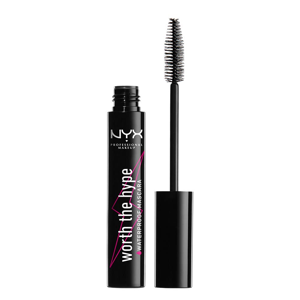 NYX Augen Make-up Worth The Hype Waterproof Wimperntusche #Black 7 ml