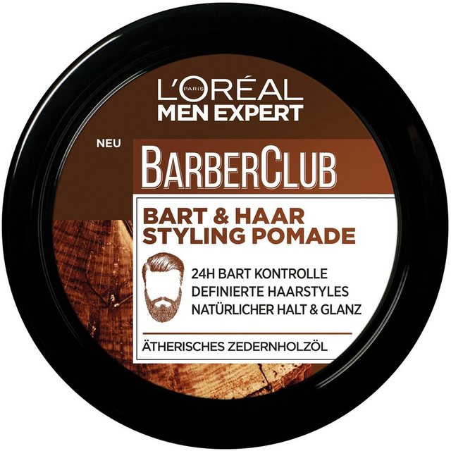 L'Oréal PARIS MEN EXPERT Bartpomade Barber Club, für variablen Halt, perfekt für natürliche Bartstyles 75 ml