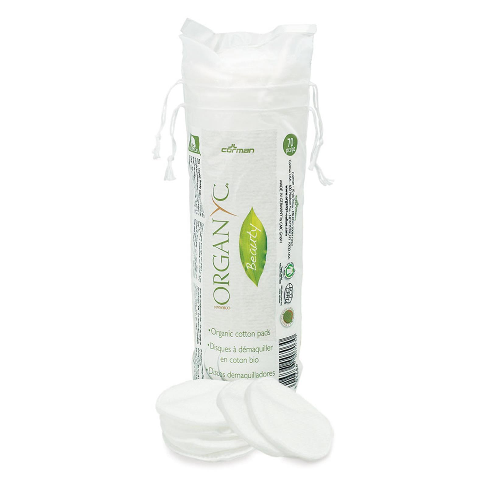 Organyc Wattepads 70 Stück, für Damen und Herren 