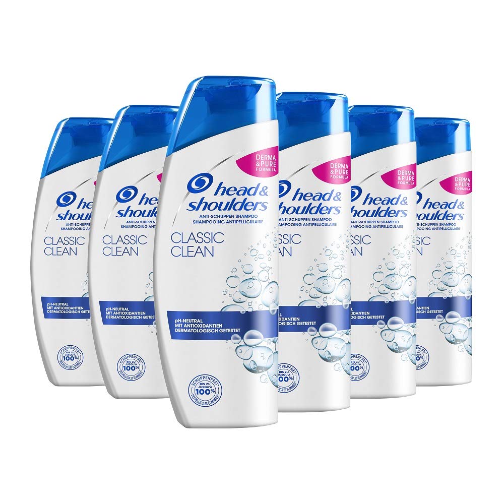 Head & Shoulders Classic Clean Anti-Schuppen Shampoo 6 x 300 ml