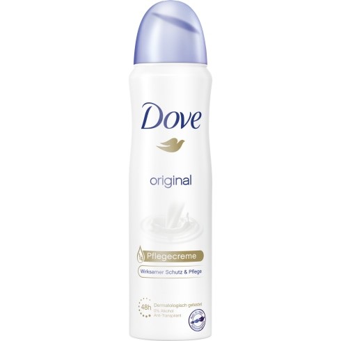 Dove Spray Original 0% Deodorant 150 ml