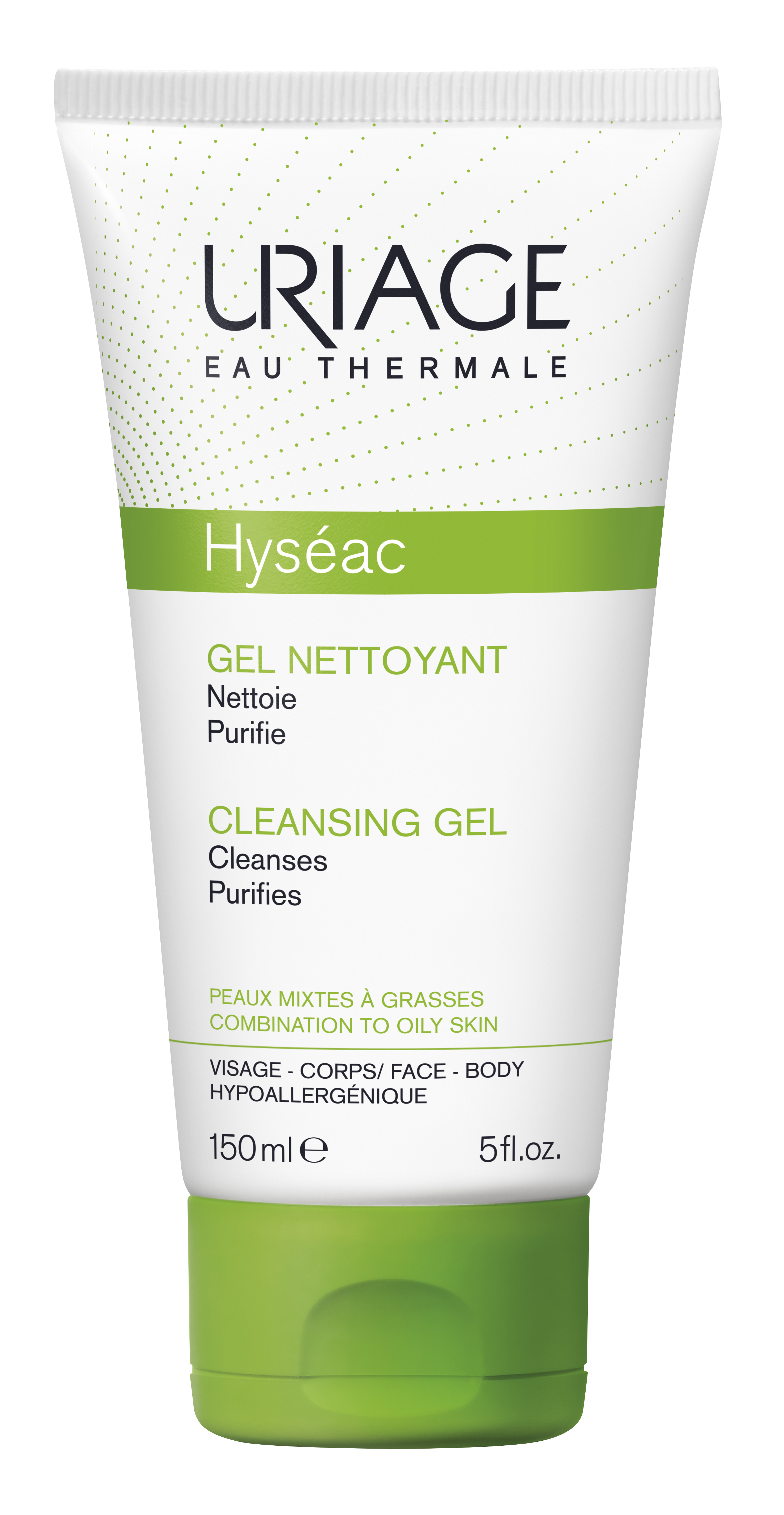 Uriage Hyseac Gel Nettoyant Mischhaut Fettige Haut 150 ml, Textur: Gel 