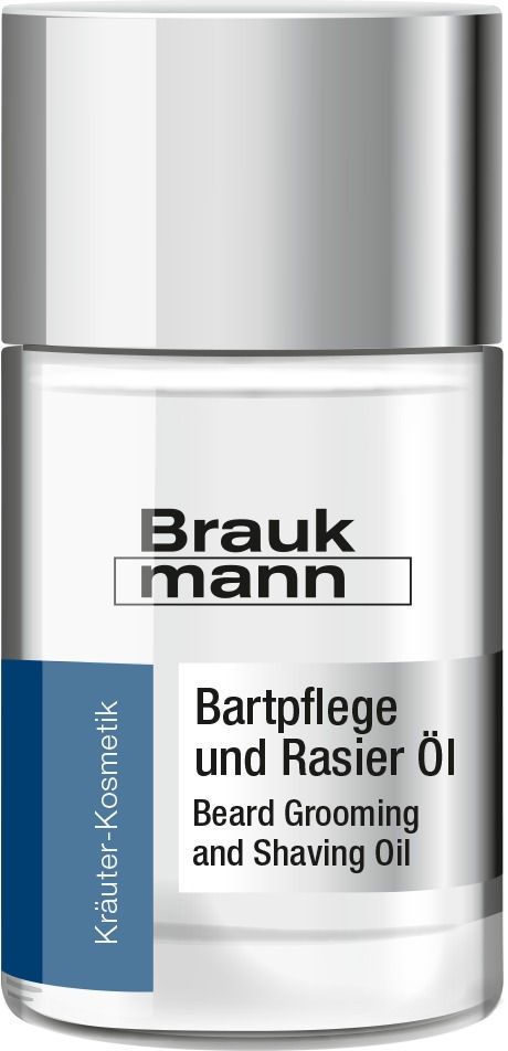 Hildegard Braukmann Bartpflege und Rasieröl 30 ml, bändigt und pflegt den Bart, mildert Juckreiz und Irritationen, 
