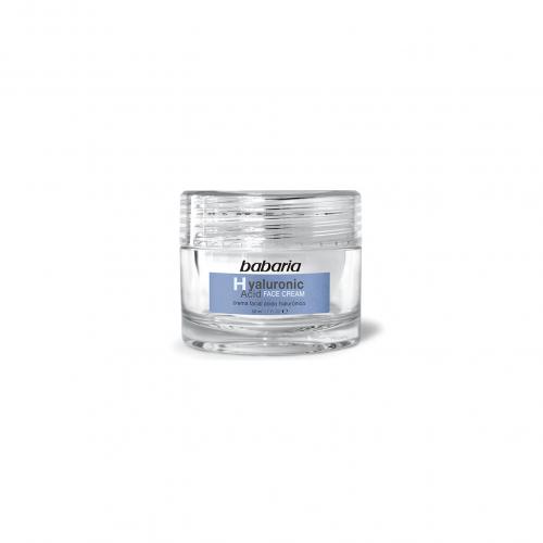 Babaria Hyaluronic Acid Crema Facial 50 ml, mit feuchtigkeitsspendender Wirkung