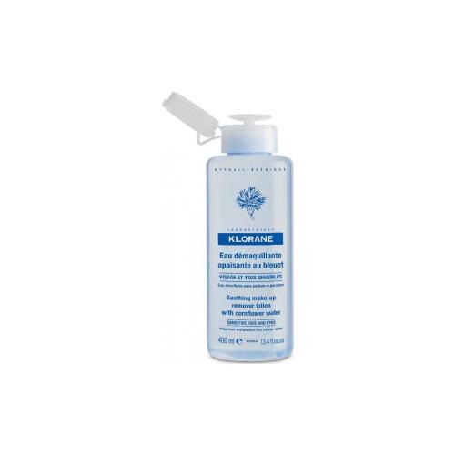 Klorane bleuet eau demaquillante Mizellenwasser 400ml für alle Hauttypen mit beruhigender Wirkung
