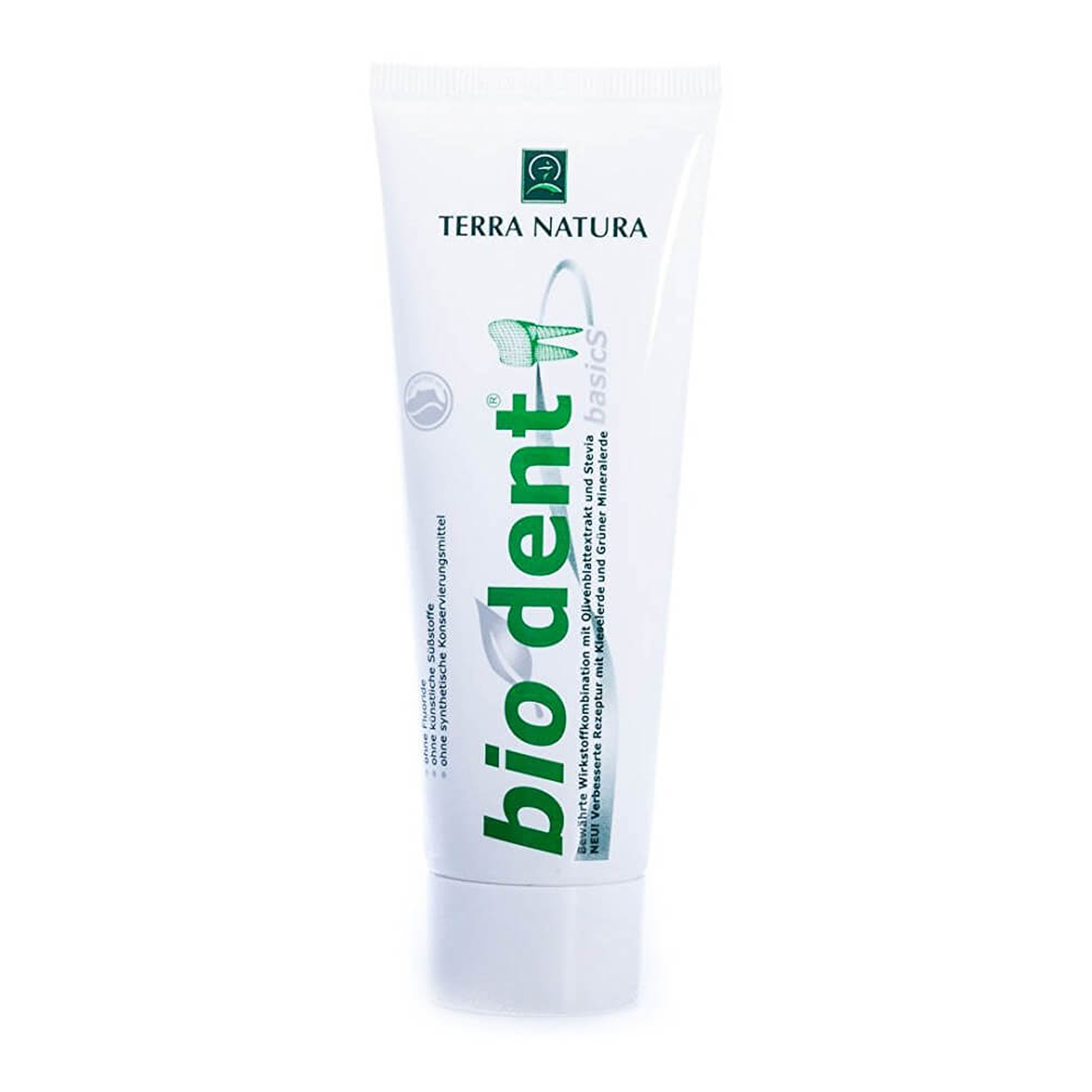 Terra Natura Biodent Stevia Basic 75 ml, für die tägliche Zahnreinigung