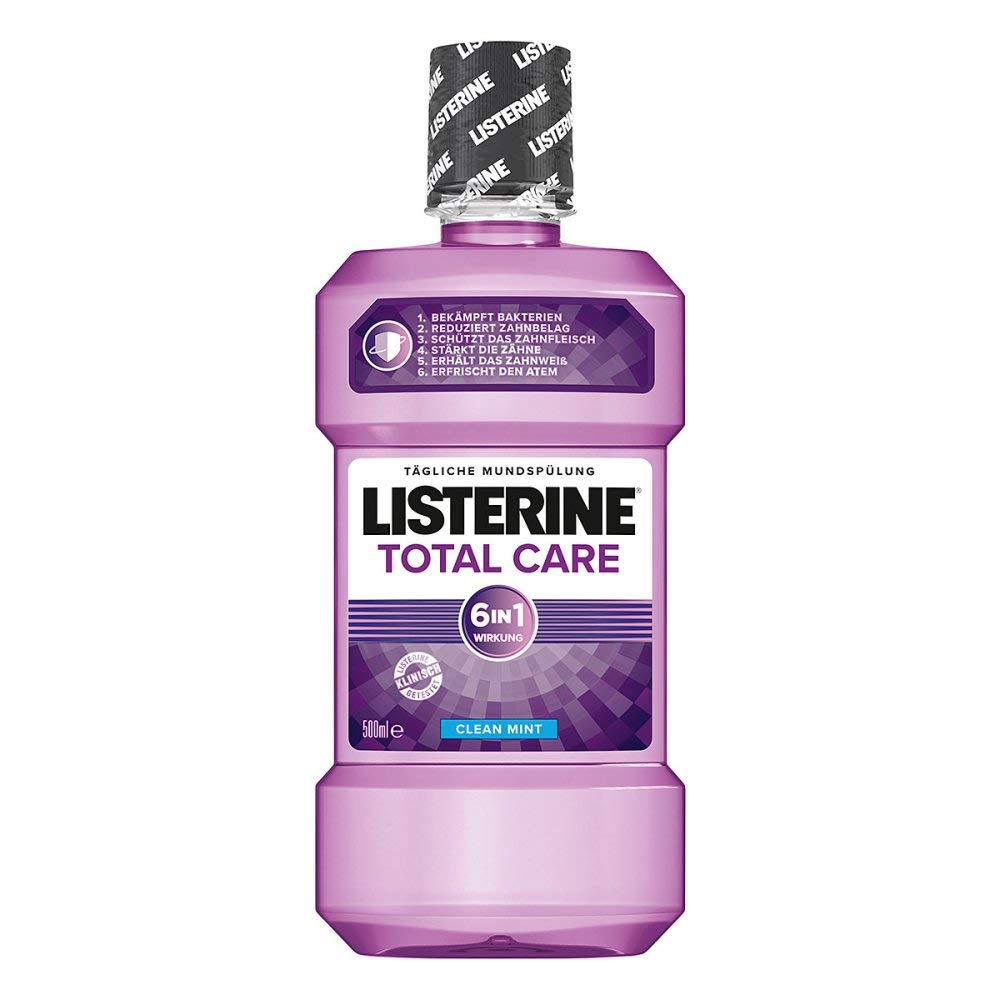 Listerine Total Care 500 ml Mundspülung frischer Atem, gegen Mundgeruch