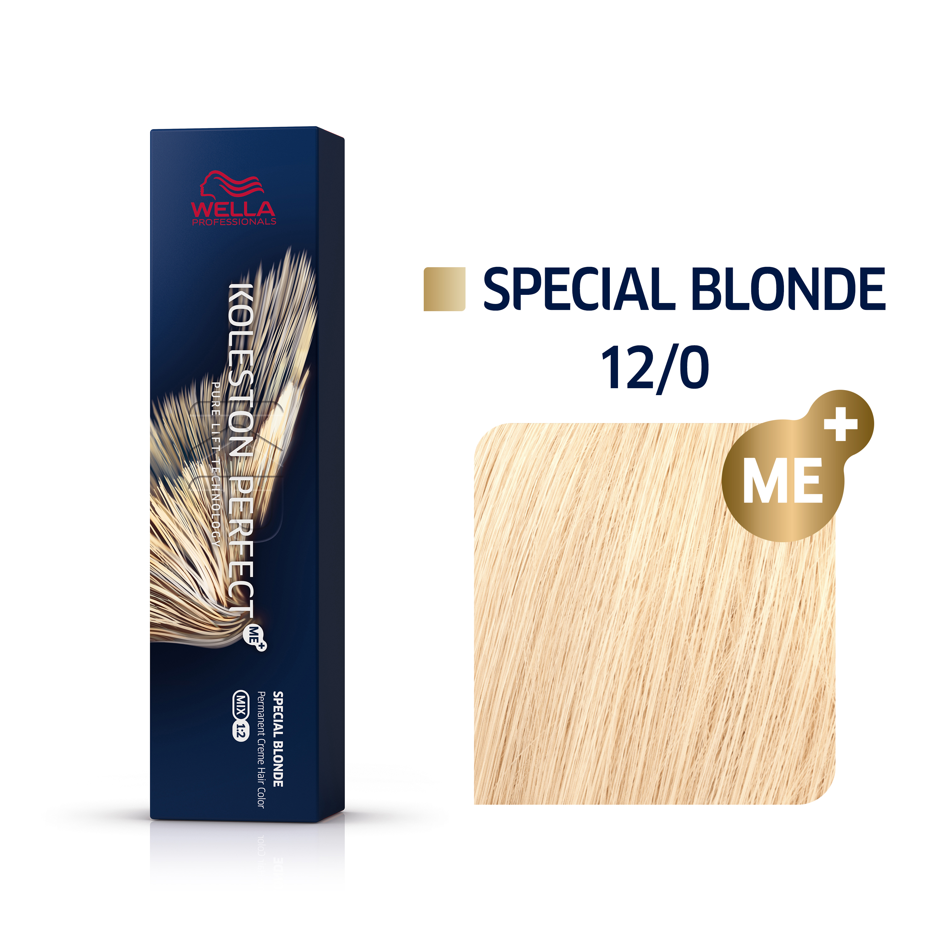 Wella Professionals Koleston Perfect Me+ Special Blonde Professionelle permanente Haarfarbe 12-0 60 ml
