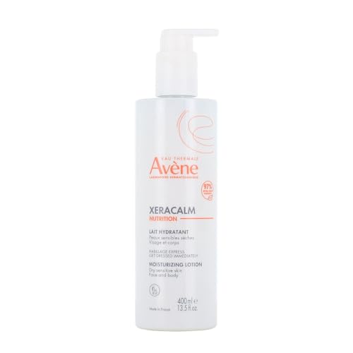 Avene XeraCalm Nutrition Moisturizing Lotion for Dry Sensitive Skin 400 ml, Langlebig und geeignet für verschiedene Sportarten