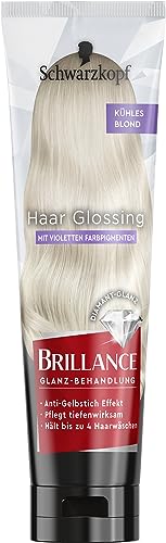 Brillance Glanz-Behandlung, Haar Glossing Kühles Blond (1 x 150 ml), temporäre Haarfarbe, die wie eine Haarmaske angewendet werden kann, hält bis zu 4 Haarwäschen