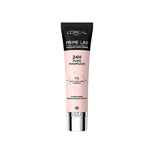 L’Oréal Paris Prime Lab 24H Pore Minimizer, Make-up Primer zur Hautstraffung und Porenverfeinerung, 30 ml