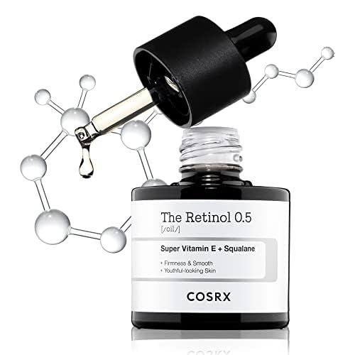 Cosrx The Retinol 0.5, Gesichtsserum mit 0,5 % reinem Retinol, Antifalten- und Elastizitätsverbesserung, 20 ml