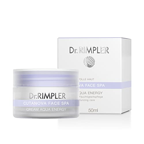 Dr. Rimpler Intensive Feuchtigkeitscreme "Cutanova Face Spa" mit Hyaluronsäure I Anti Aging Gesichtscreme 24 Stunden Effekt I Tages- und Nachtcreme, 50ml