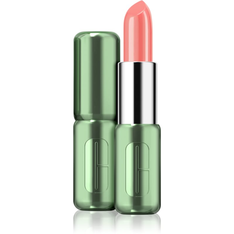 Clinique Pop™ Longwear Lipstick Shine, glänzender Lippenstift in Melon Pop, 3.9 g, cremige Textur für volle und betonte Lippen