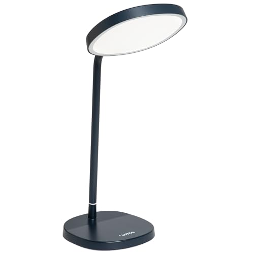 Lumie Task, Tageslichtlampe 10000 Lux, 15 cm LED Lichttherapie für Büro, schwarz