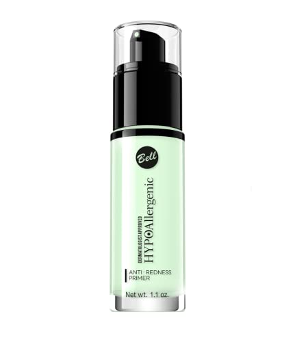 HYPOAllergenic Anti-Redness Primer, 30 g - grüne Base zur Neutralisierung von Rötungen, feuchtigkeitsspendend für empfindliche Haut