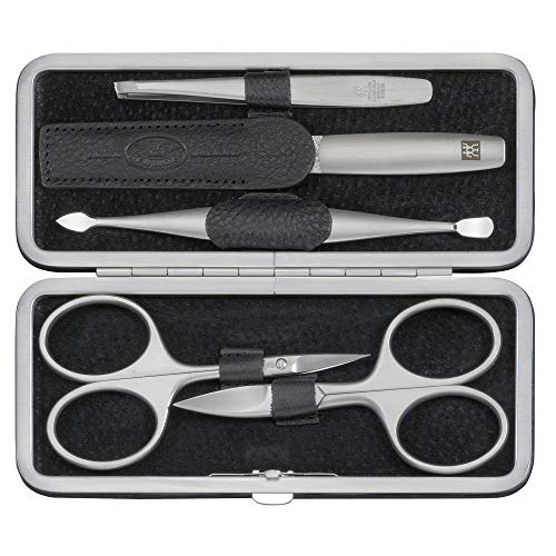 Zwilling Twinox Maniküre Pediküre Set 5tlg. mit Nagelschere, Leder, schwarz Maniküre-Set 1 Stück