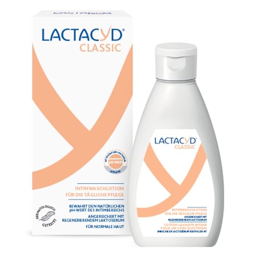 LACTACYD Intimwaschlotion 200 ml, sanfte Waschlotion für die tägliche Intimreinigung