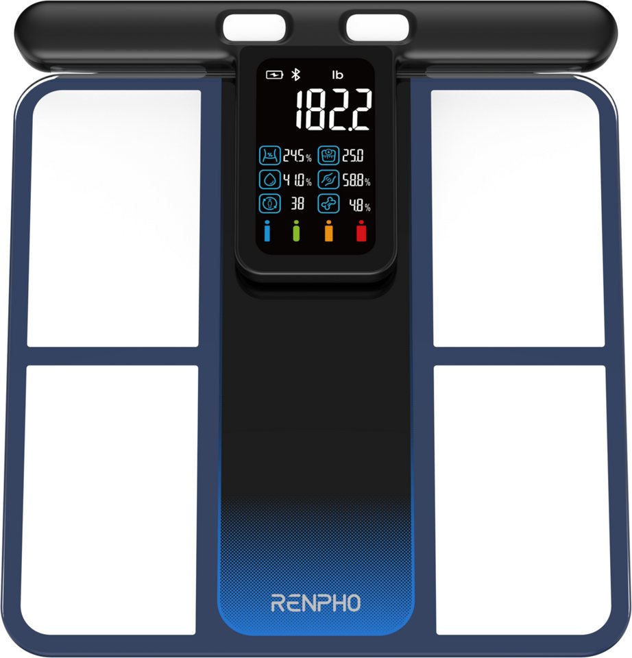 RENPHO Morpho Scan Körperanalysewaage, 23 Messungen für umfassende Gesundheitsanalyse, mit Bluetooth-Verbindung zur MorphoScan-App