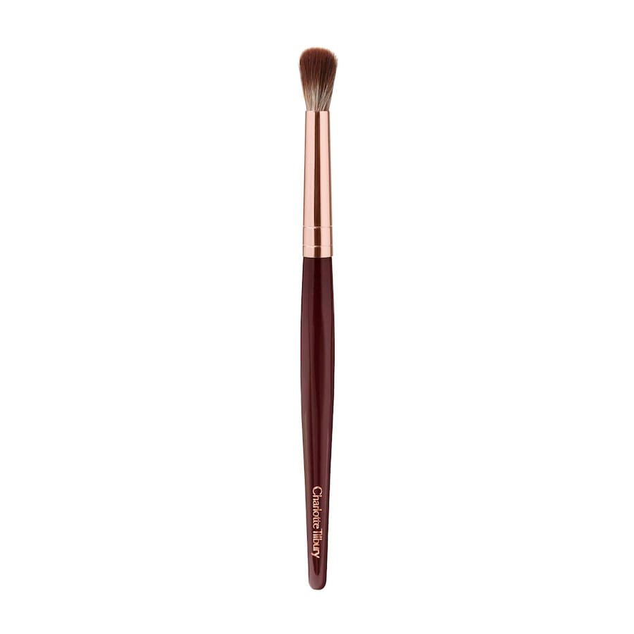 Charlotte Tilbury Eye Blender Brush, Lidschattenpinsel für rauchige Augen-Looks, ergonomischer Holzgriff