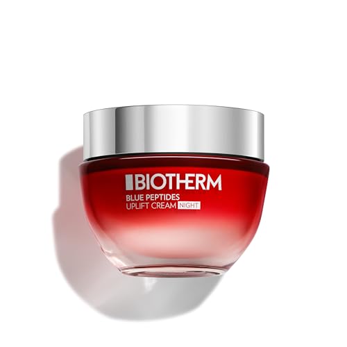 BIOTHERM Blue Peptides Uplift Cream Night, Anti Aging Creme, Gesichtscreme für die Nacht, 50ml, sichtbar straffere Haut