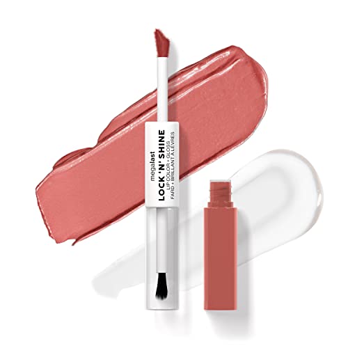 wet n wild Megalast Lock n' Shine Lip Gloss, Lippenfarbe mit starker Pigmentierung, 8 ml, verschiedene Farben erhältlich