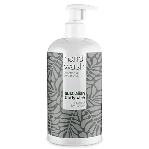 Teebaumöl Handseife 500 ml | Antibakterielle Teebaumöl Seife gegen trockene, rissige Hände | Natürliche Seife gegen schwitzige & juckende Hände | Tea Tree Oil Hand Wash | 100% Vegan