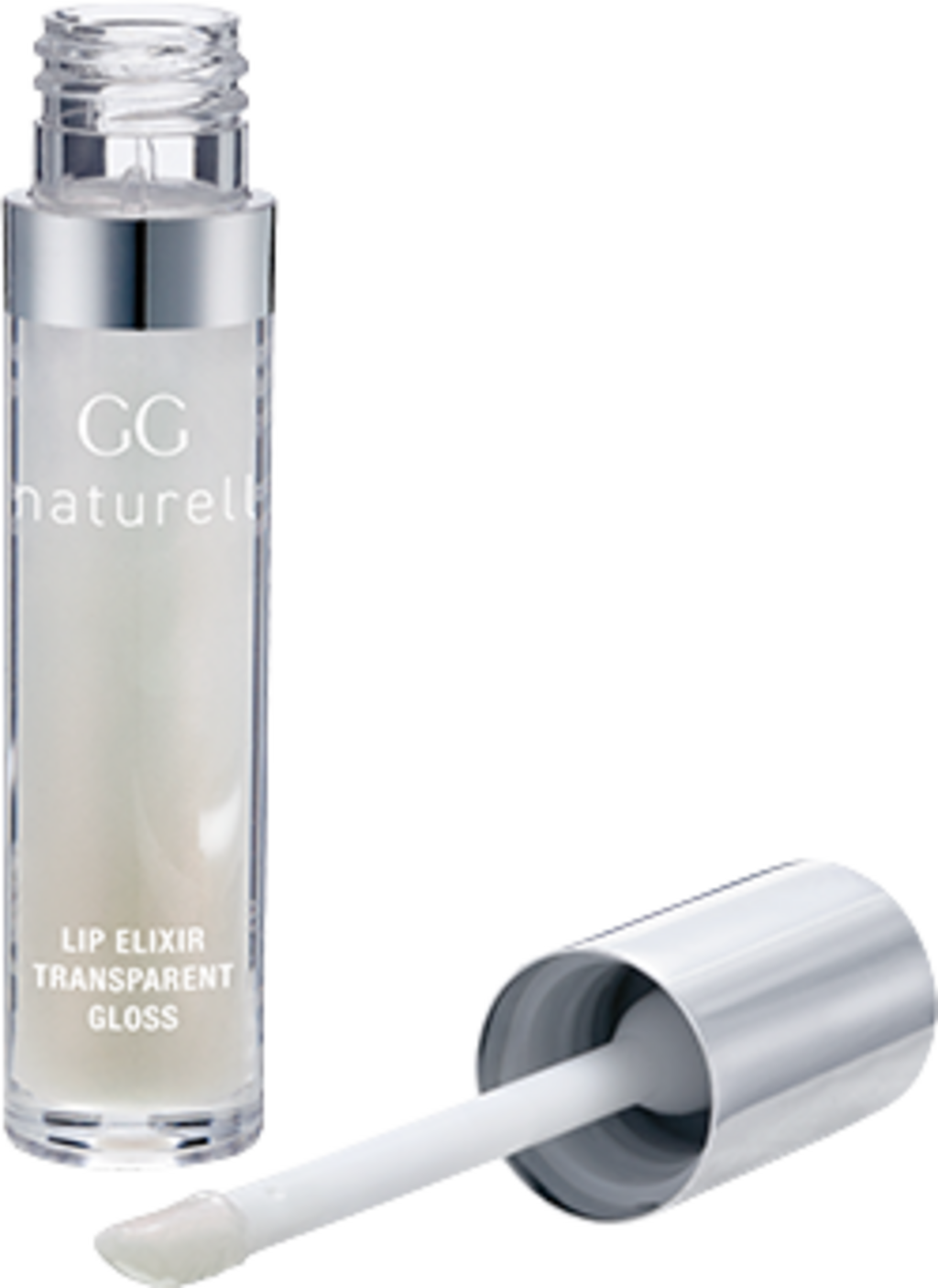 GG naturell Lip Elixir Transparent Gloss, hydratisierender Lippenpflege Gloss, 5 ml, zart schimmernd und transparent