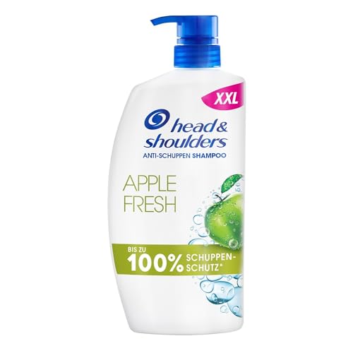Head & Shoulders Apple Fresh Anti-Schuppen-Shampoo 800ml, bis zu 100% Schuppenschutz, klinisch getestet, für jeden Haartyp