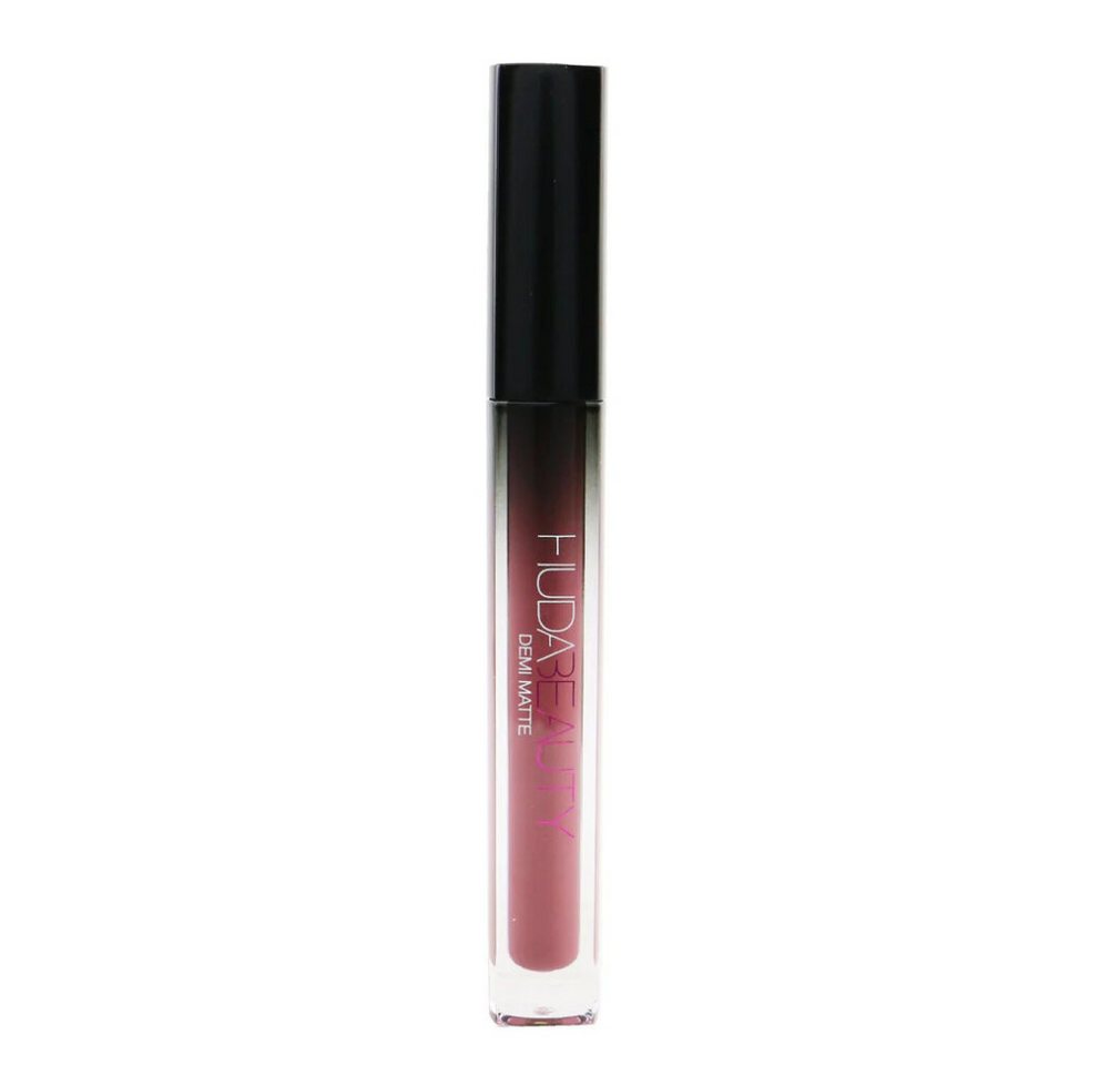 Huda Beauty Demi Matte Liquid Lipstick Sheikha, 3.6 ml, langanhaltende Textur und intensive Farbe