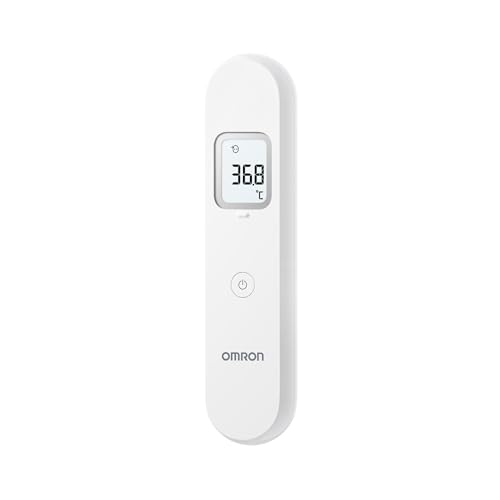 Omron Gentle Temp 730, Fieberthermometer mit Infrarottechnologie, berührungslos, ergonomisches Design, schnell einsatzbereit